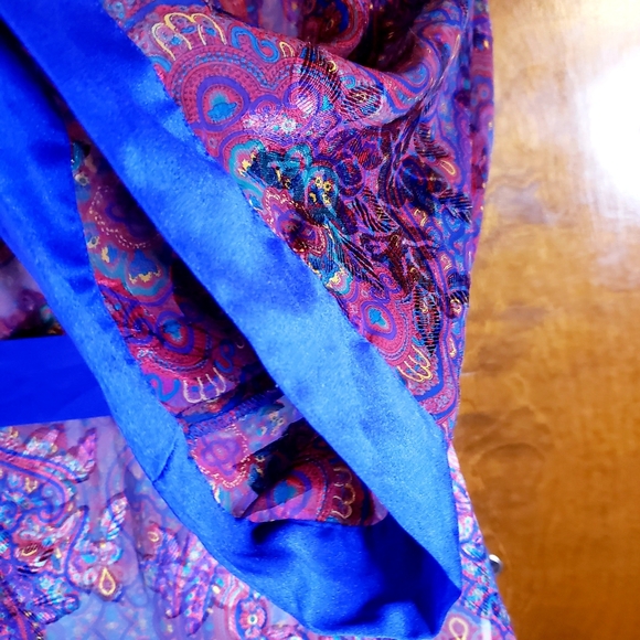 Vintage Victoria Secret Sheer Floral Robe OSFA - Picture 2 of 14